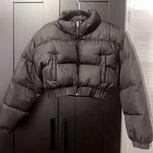 Women's Black Puffer Jacket